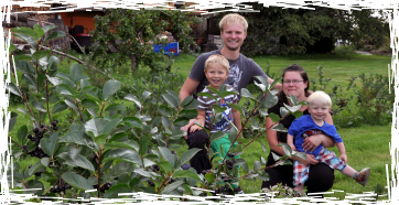 Familie mit Aronia